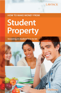 How to Make Money From Student Buy-to-Let Property