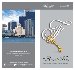 THERoyal Key - Fairmont Hotels