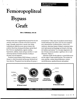 Femoropopliteal Bypass - Association of Surgical Technologists