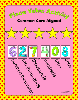 Place Value Freebie All.cdr
