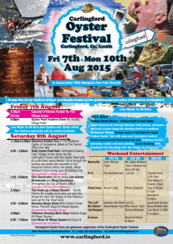 Friday 7th August Saturday 8th August