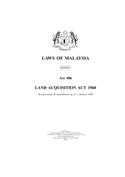 Land Acquisition Act 1960
