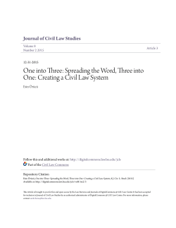 One into Three: Spreading the Word, Three into One: Creating a