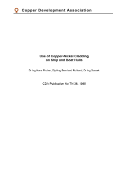 Copper Development Association Use of Copper