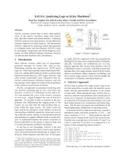 SALSA: Analyzing Logs as StAte Machines