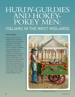 hurdy-gurdies and hokey- pokey men