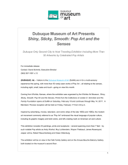 Pop Art and the Senses - Dubuque Museum of Art