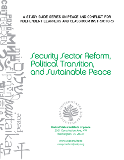 Study Guide - United States Institute of Peace