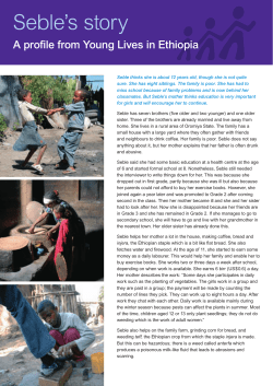 Seble`s story - Young Lives
