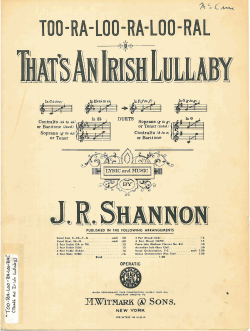 Too-ra-loo-ra-loo-ral