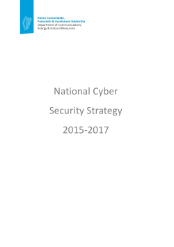 Ireland`s National Cyber Security Strategy 2015 - Enisa