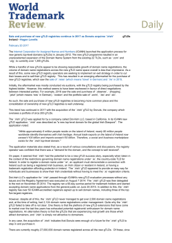 Sale and purchase of new gTLD registries continue