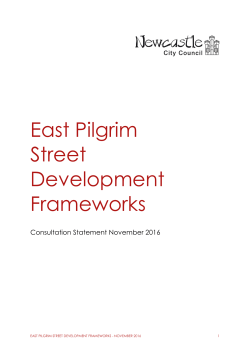 East Pilgrim Street Development Frameworks