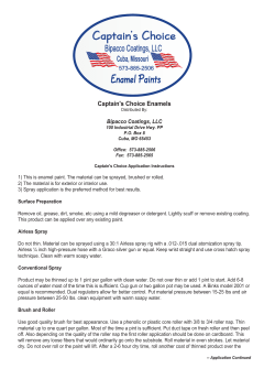 Captain`s Choice - Bipacco Coatings LLC