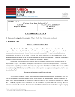 Contextual Essay - UNC School of Education