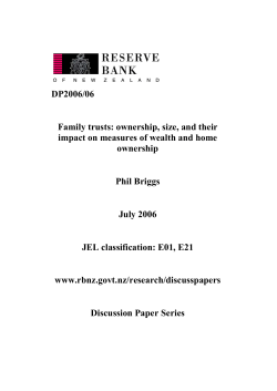Family trusts: ownership, size, and their impact on measures of