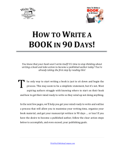 Kevin Snyder Book - Write Way Publishing Company