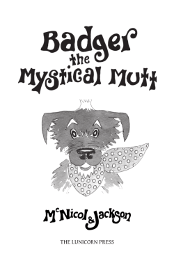 chapter 1 free! - Badger the Mystical Mutt