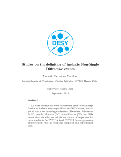 Studies on the definition of inelastic Non-Single Diffractive