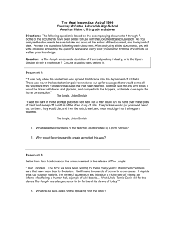 The Meat Inspection Act of 1906