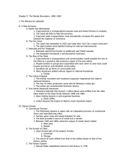 Chapter 9: The Market Revolution, 1800&ndash;1840 - Twyman