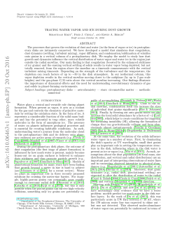 Tracing water vapor and ice during dust growth