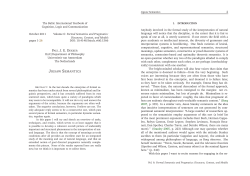 Jigsaw Semantics - New Prairie Press