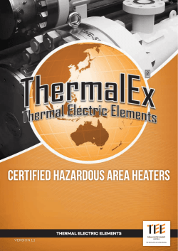 certified hazardous area heaters