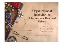 Chapter 18: Conflict and Negotiation