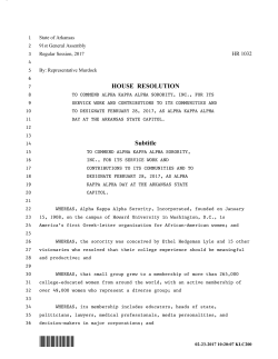 Bill Drafting Template - Arkansas General Assembly