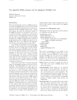 The amsrefs LaTeX package and the amsxport