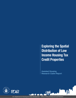 Exploring the Spatial Distribution of Low Income Housing
