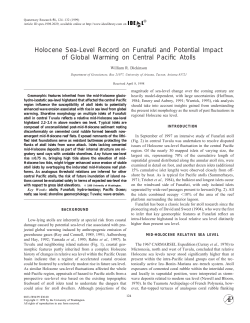 Holocene Sea-Level Record on Funafuti and Potential Impact of