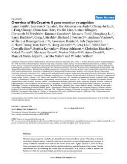 Overview of BioCreative II gene mention recognition