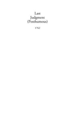 Last Judgment (Posthumous)