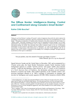 The Diffuse Border: Intelligence-Sharing, Control and