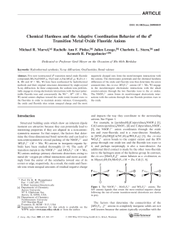 Chemical Hardness and the Adaptive Coordination