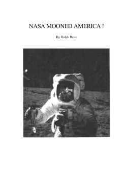 nasa mooned america - de la Terre &agrave; la Lune