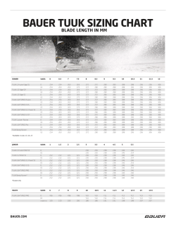 bauer tuuk sizing chart