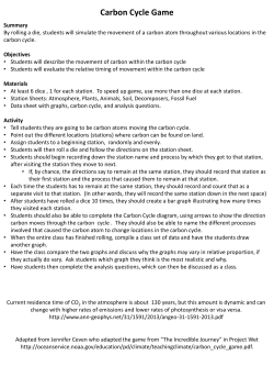 Carbon Cycle Game