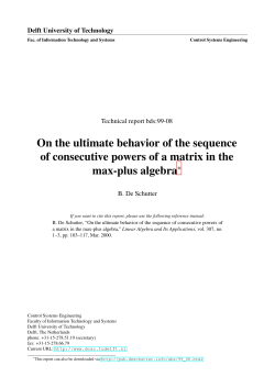 On the ultimate behavior of the sequence of consecutive powers of a