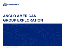 ANGLO AMERICAN GROUP EXPLORATION