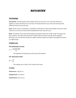 Math Review - gilbertmath.com