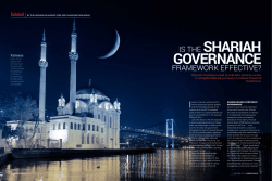 SHArIAH GoverNANce - KMC Portal