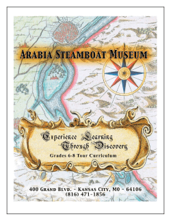 Grades 6-8 - The Arabia Steamboat Museum