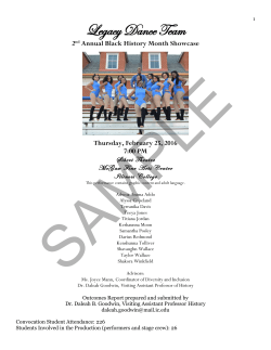 Student Learning Assessment Report