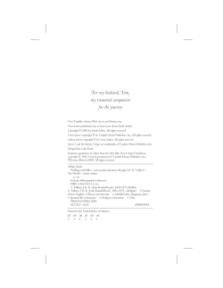 Walking with Bilbo - Tyndale House Publishers