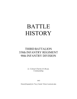 battle history - 90th Division Association