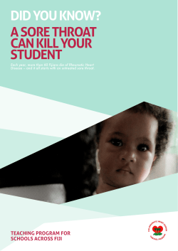did you know? a sore throat can kill your student