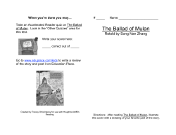 The Ballad of Mulan